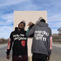 2021 Harajuku Weirdo napis Graffiti bluzy z nadrukiem mężczyźni Lucky Me widzę duchy męskie bluza z kapturem bluza polarowa Streetwear 5